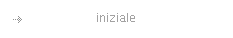 iniziale
